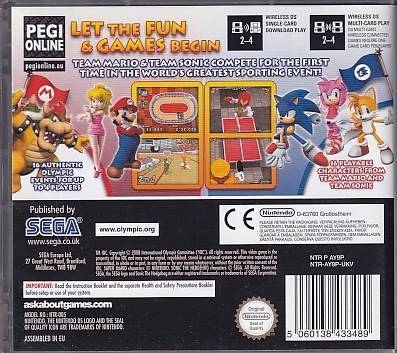 Mario & Sonic at the Olympic Games - Nintendo DS - (B Grade) (Genbrug)